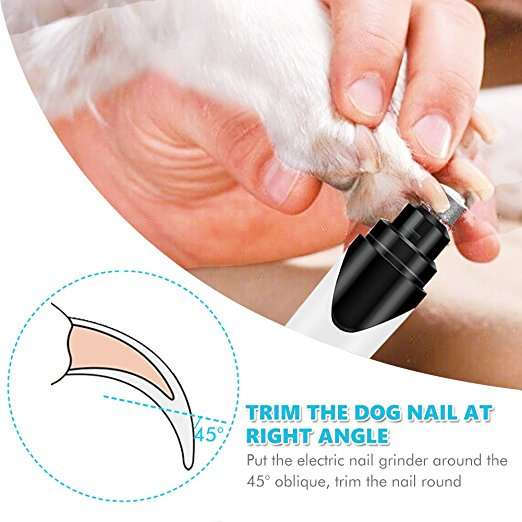Ultra Quiet Electric Pet Nail Grinder