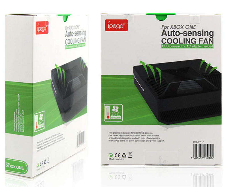 Cooling Fan For Xbox One Ipega PG-X010 USB Powered Auto-Sensing