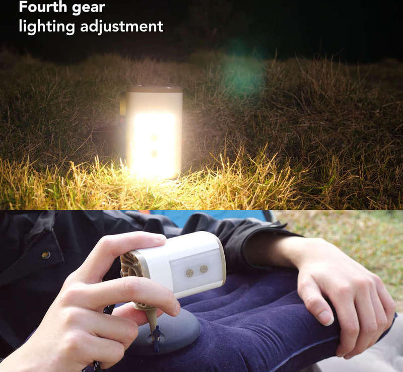 Portable Electric Mini Air Pump Ultralight Inflator plus Led Light