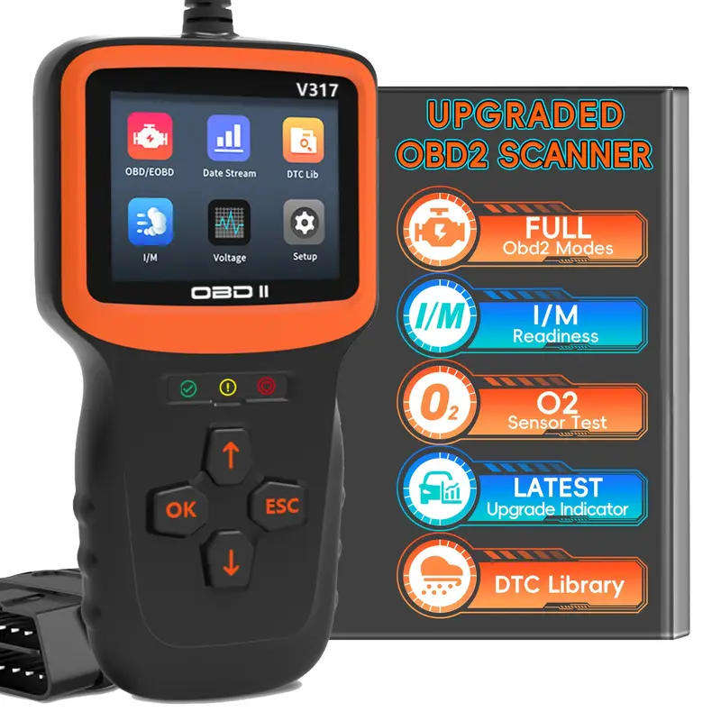OBDII 2.8 inch Color Car Fault Detector Code Reader OBD2 Scanner Diagnostic Tool