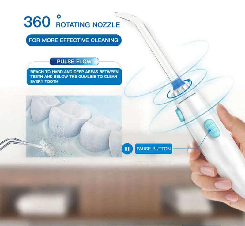 Waterpulse V300 800ml Oral Irrigator Dental Flosser Oral Hygiene Water Flossing Cleaner
