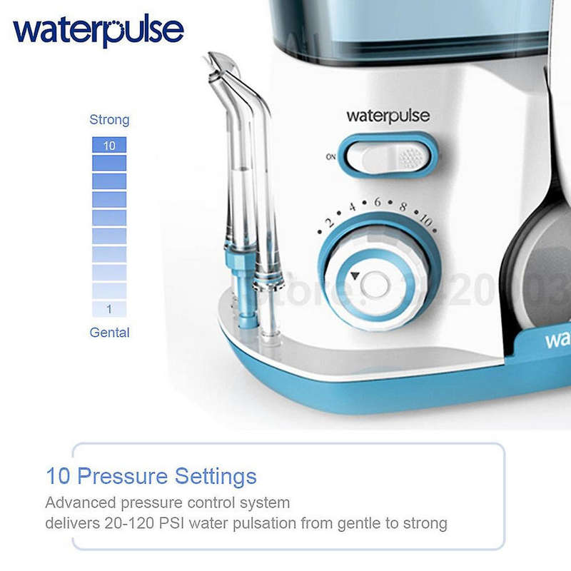 Waterpulse V300 800ml Oral Irrigator Dental Flosser Oral Hygiene Water Flossing Cleaner