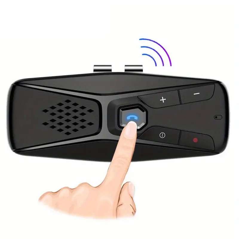 Rechargeable Bluetooth Car Kit Speakerphone Hands Free