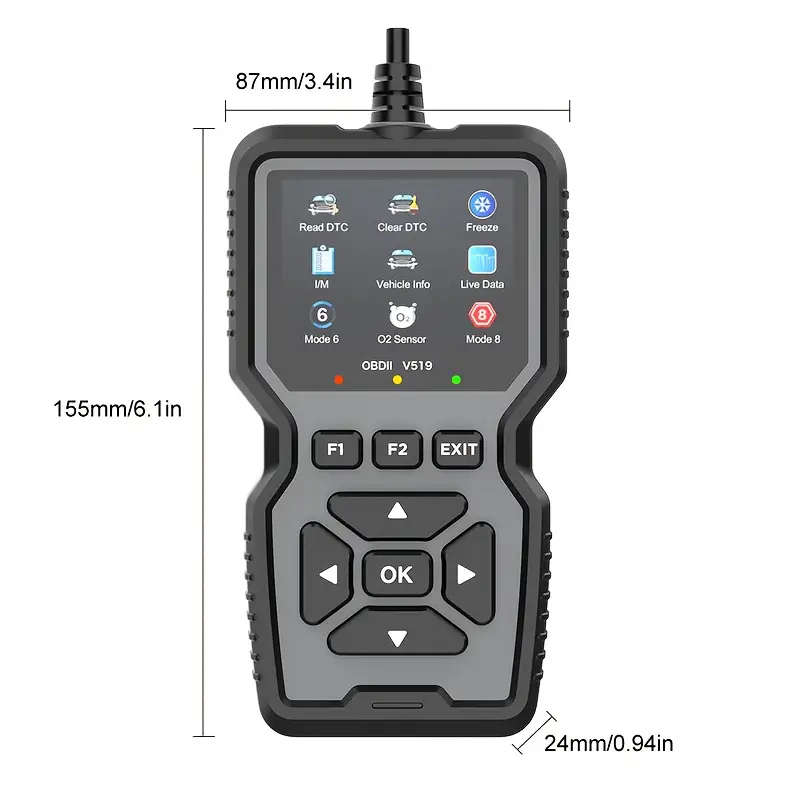 OBD2 Colorful Screen Car Fault Detector Automotive Diagnostic Tool