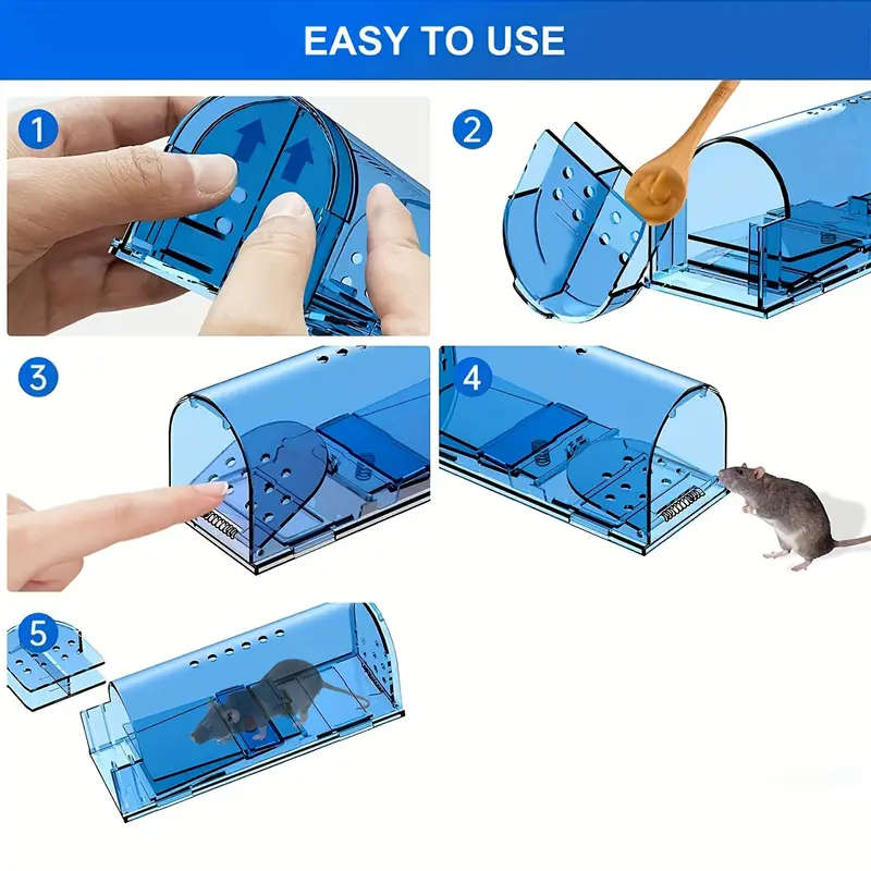 MouseTrap Catch and Release Mice Live Catcher set of 2