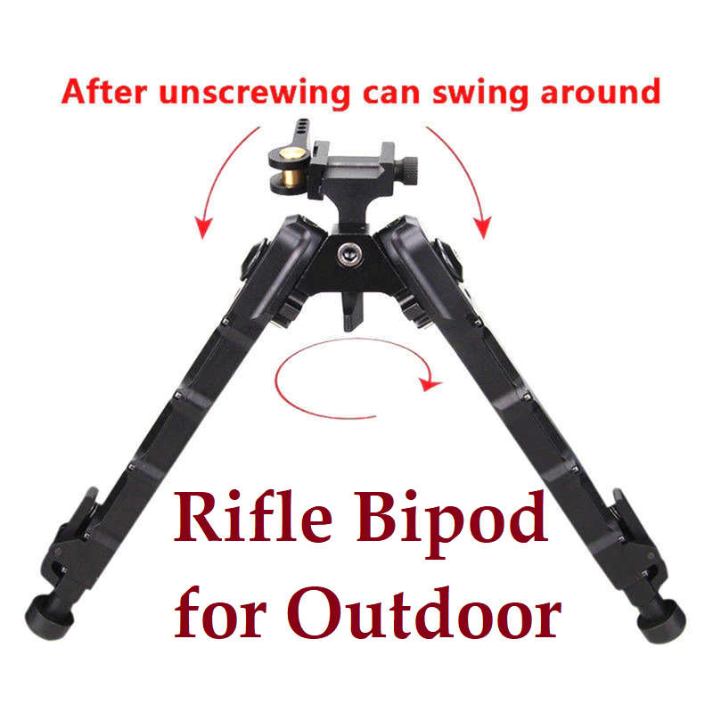 Rifle Bipod for Outdoor Tactical  Retractable