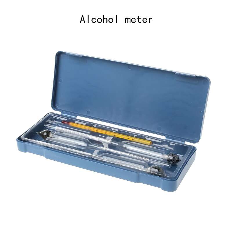 3 Piece Proof Hydrometer Alcohol Meter Tester With one Thermometer