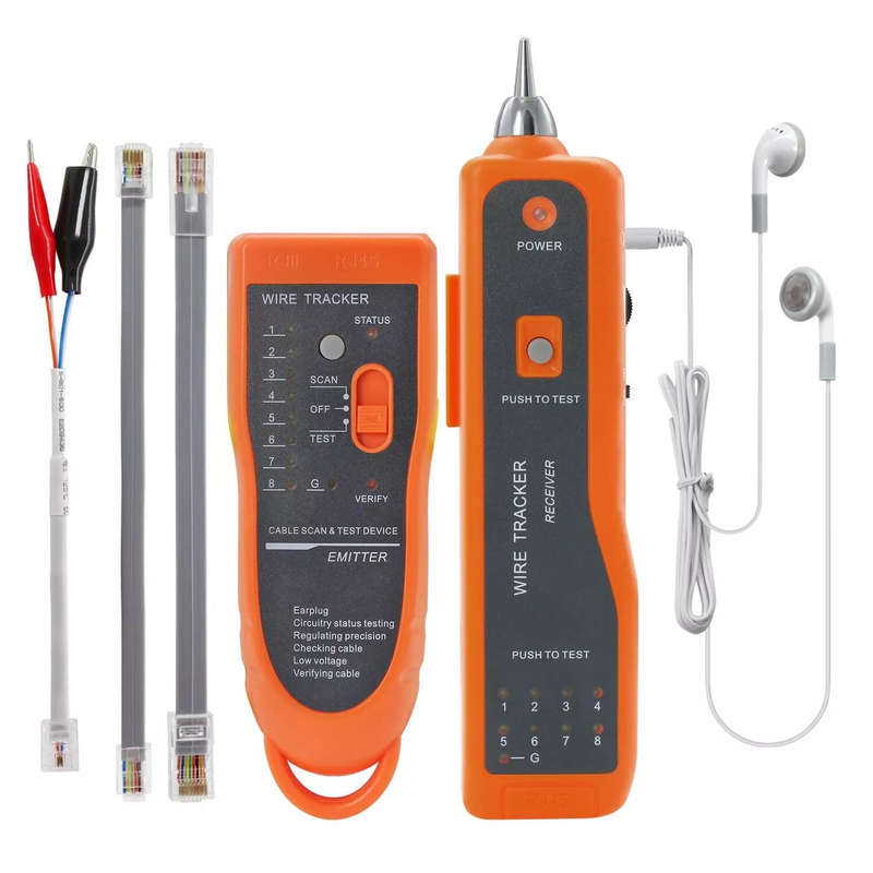 Cable Tester Wire Tracer Network LAN Cable Tester Wire Tracker RJ45 RJ11