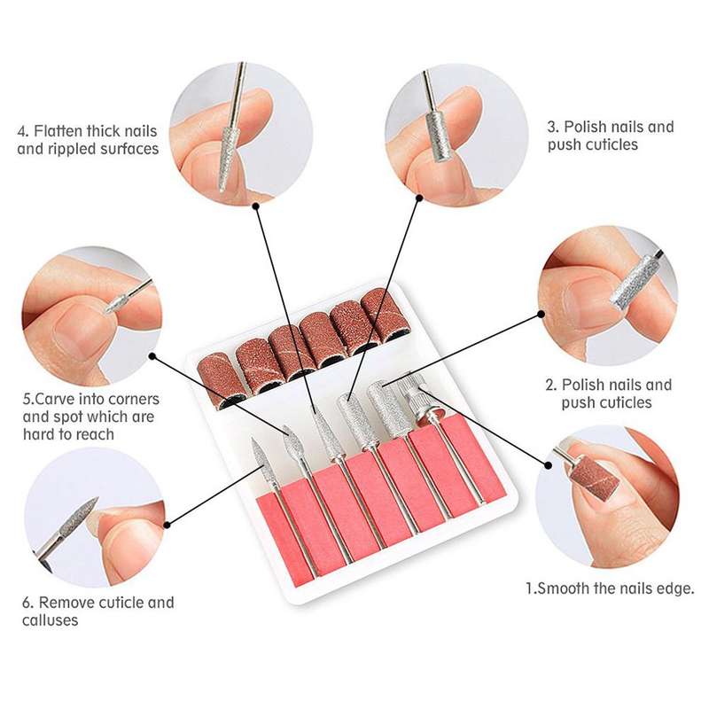 Professional Nail Art Salon Electric Manicure File Nail Drill Machine Kit Set