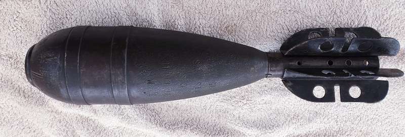 WW2 BRITISH 3 INCH MORTAR INNERT