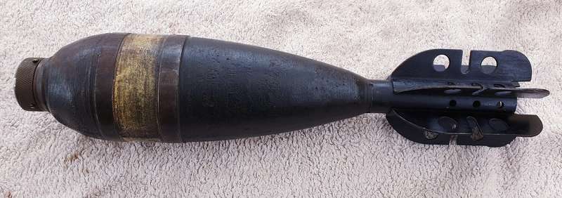 WW2 BRITISH 3 INCH MORTAR INNERT