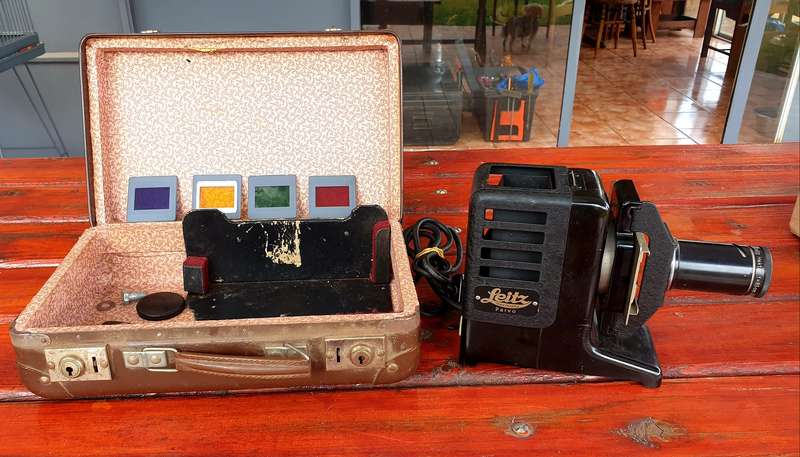 WW2 1939-1945 LEITZ PARVO GERMANY PROJECTOR WORKING