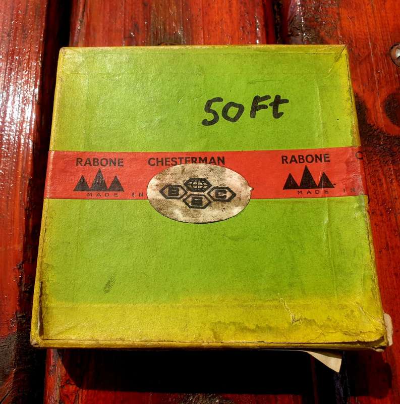 VINTAGE OLD NEW STOCK 50 FT RABONE CHESTERMAN TAPE INSERTS