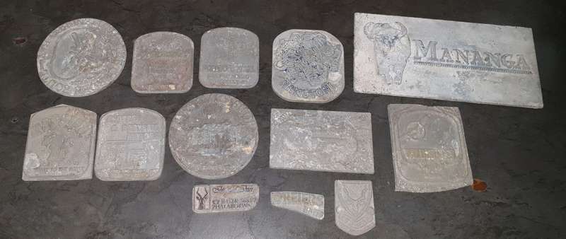 VINTAGE METAL PRINTING BLOCKS