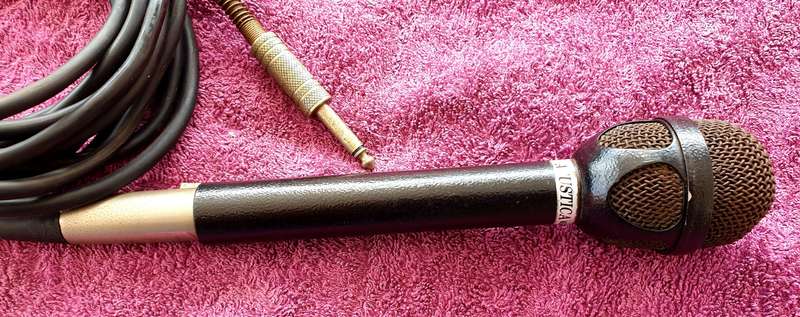 VINTAGE ACUSTICA M 35 MICROPHONE, 5M CORD, 6 MM PIN