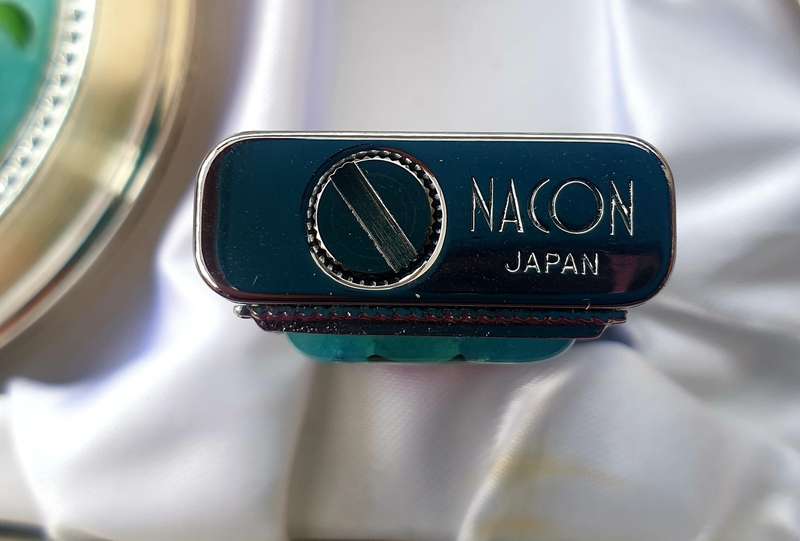 VERY RARE VINTAGE NEW NACOM JAPAN ENAMELED COMPACTUM SET