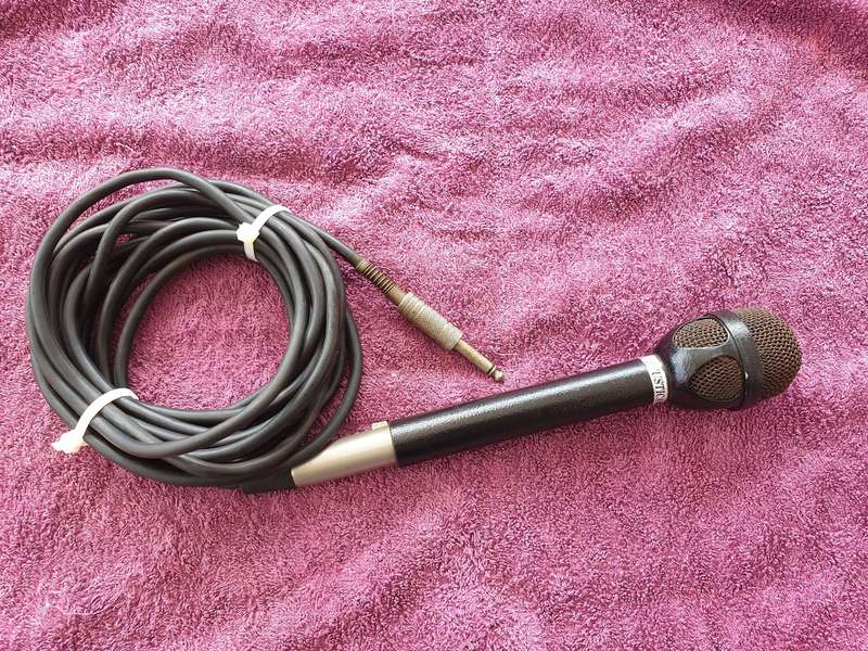 VINTAGE ACUSTICA M 35 MICROPHONE, 5M CORD, 6 MM PIN