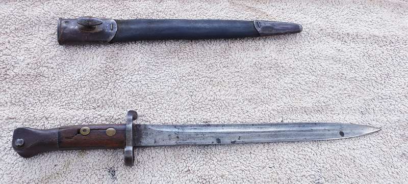 BOER WAR 1898 BRITISH PATTERN P1888 BAYONET