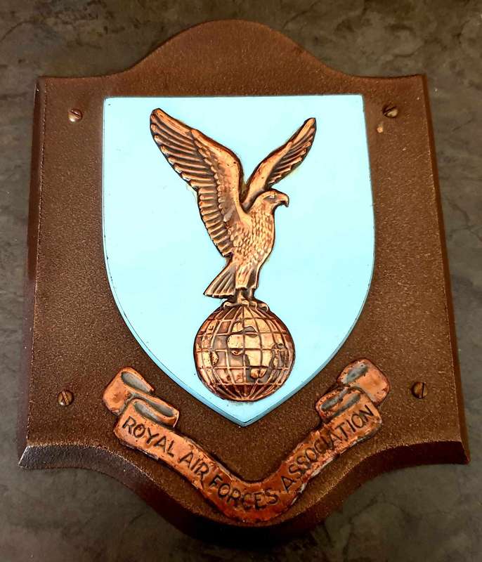 ROYAL AIR FORCES ASSOSIATION PLAQUE