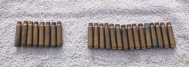 ORIGINAL 1929 AND WW2 ARGENTINIAN MAUSER BRASS