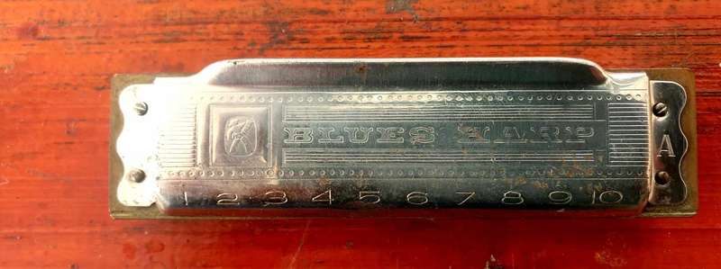 VINTAGE HOHNER BLUES HARP HARMONICA A KEY