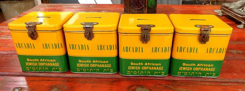 ARCADIA JEWISH ORPHANAGE COLLECTION MONEY BOXES