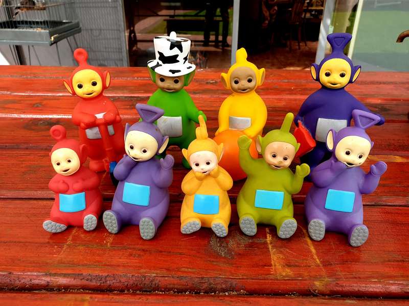 RUBBER TELETUBBIES LOT