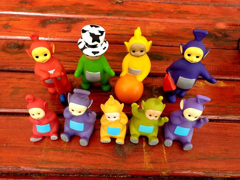 RUBBER TELETUBBIES LOT