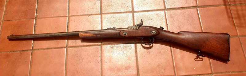 1875 ZULU WAR BLACK POWDER WESTLEY RICHARDS MONKEY TAIL   IN 450, PERSONALIZED TO HPJ KOTZEE 1877