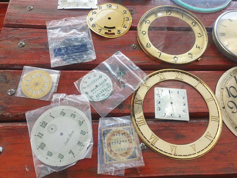 VINTAGE CLOCK SPARES LOT