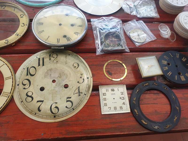 VINTAGE CLOCK SPARES LOT