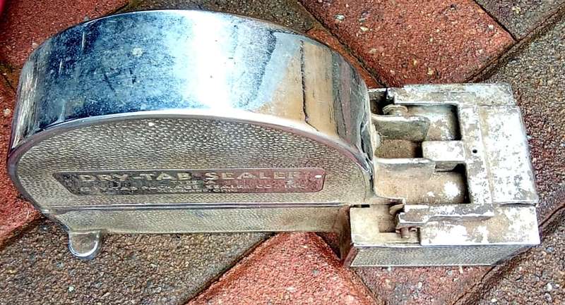 LARGE VINTAGE DRY TAB SEALER USA