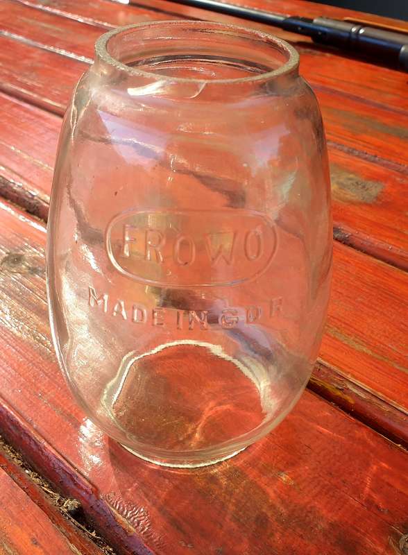 FROWO GERMANY LANTERN GLASS