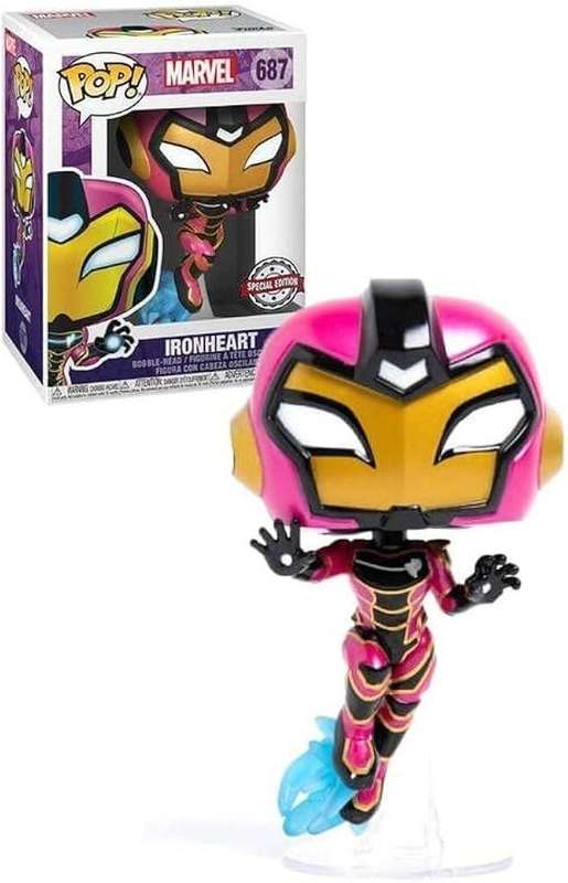 Funko Pop Marvel Ironheart Special Edition (Minor Shelf Wear)