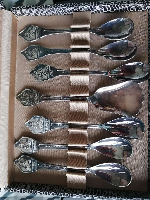 Sola Silver Jan Van Riebeek 300yr commemorative spoons