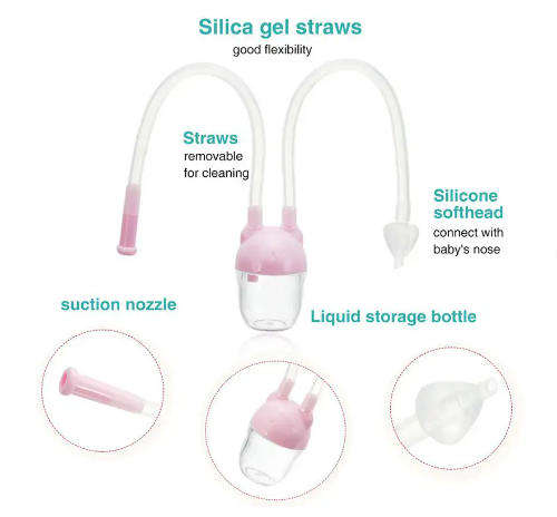 Portable Baby Nasal Aspirator Set - 5 Piece
