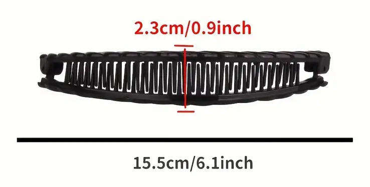 Elegant Large Banana Clip Hairpin