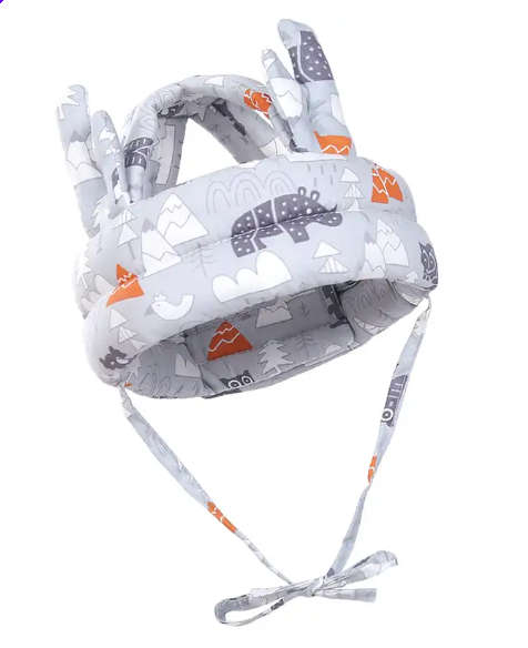Baby Safety Helmet Baby Head Protector-Grey