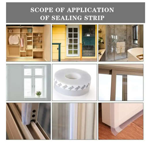 Strong Universal 3M Door And Window Silicone Seals And Weather Strips