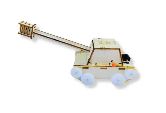 STEM Educational Toy - Tommy the Wooden Tank Crawler Kit