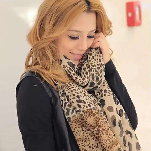 Bohemian Style Women'S Long Printed Scarf