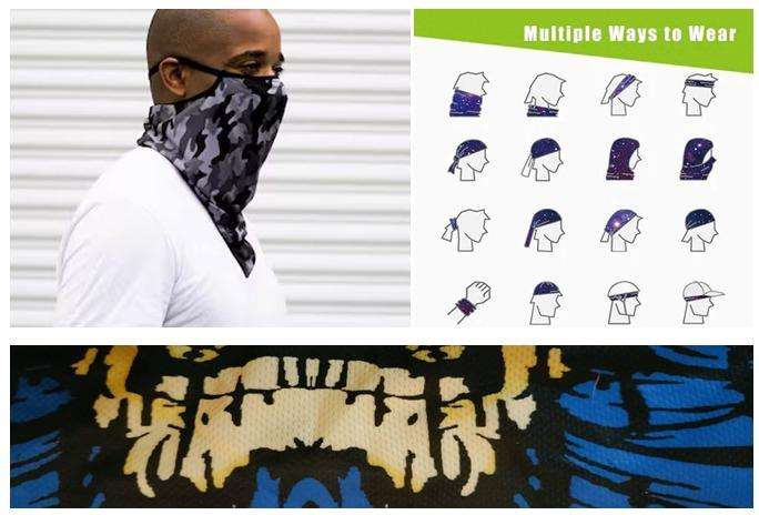 Quality Multi Functional Neck Gaiter/Buff. Sealed New - Unisex (Nr5)