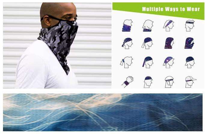 Quality Multi Functional Neck Gaiter/Buff. Sealed New - Unisex (Nr6)