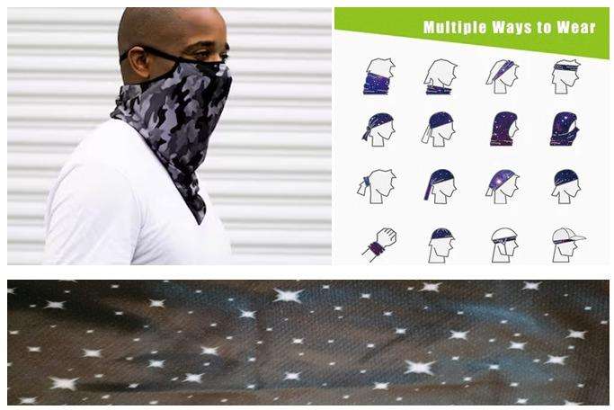 Quality Multi Functional Neck Gaiter/Buff. Sealed New - Unisex (Nr9)
