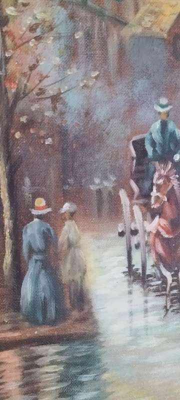 Magnificent French Artist J Gaston Oil On Canvas  - Value R16 000.