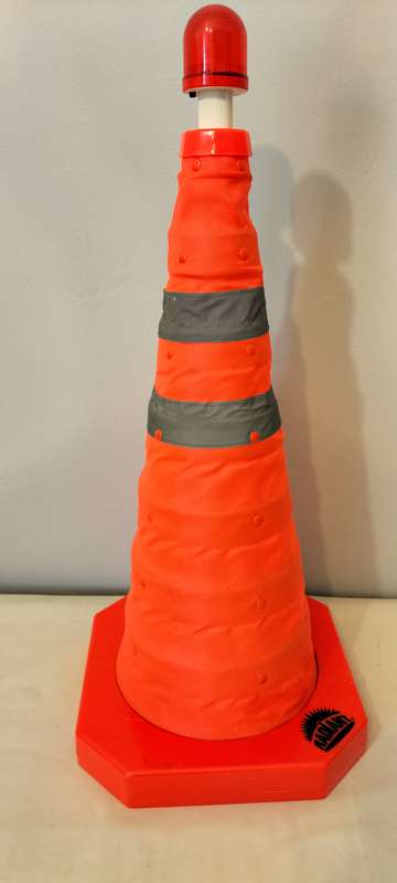 A Quality Radiant Lighting Fold Up Extendable Emergency Triangle with Working Light