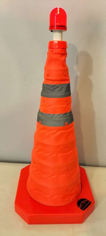 A Quality Radiant Lighting Fold Up Extendable Emergency Triangle with Working Light