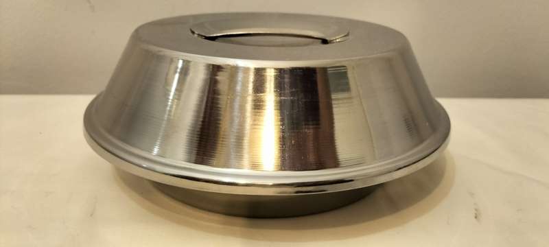 Superb Stainless Steel Lidded Dish/serving Dish (Nr2)