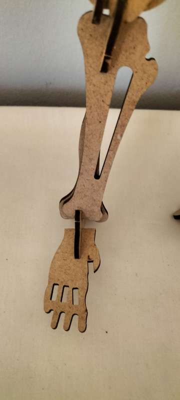 A Superb Complete Wooden Skeleton