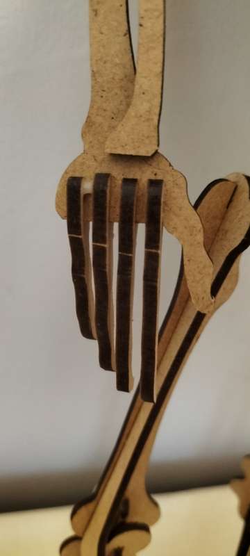 A Superb Complete Wooden Skeleton